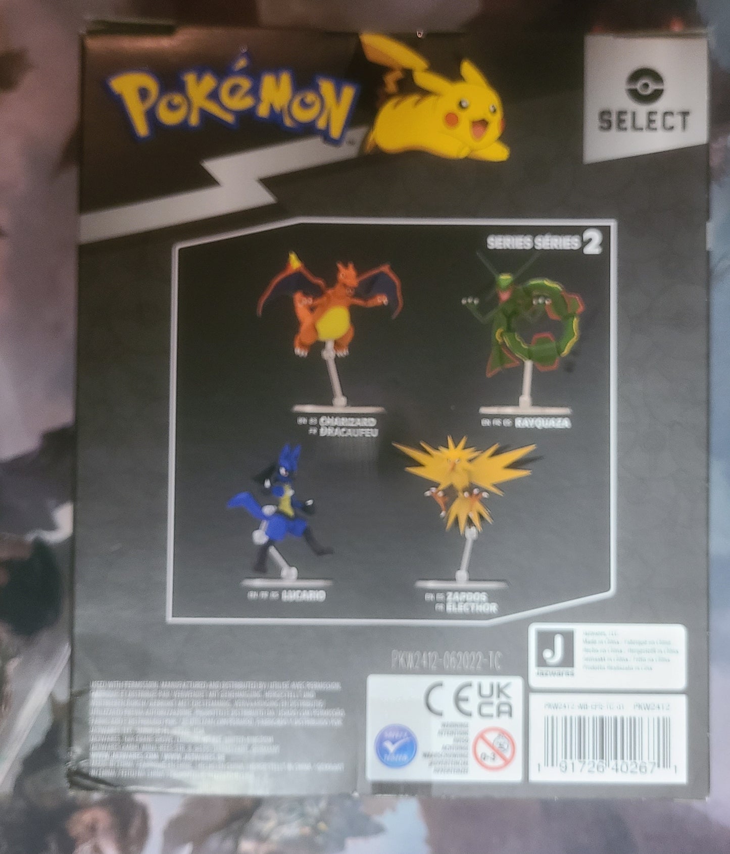 Pokemon Select ZAPDOS Articulated Action Figure Series 2 NEW / Sealed