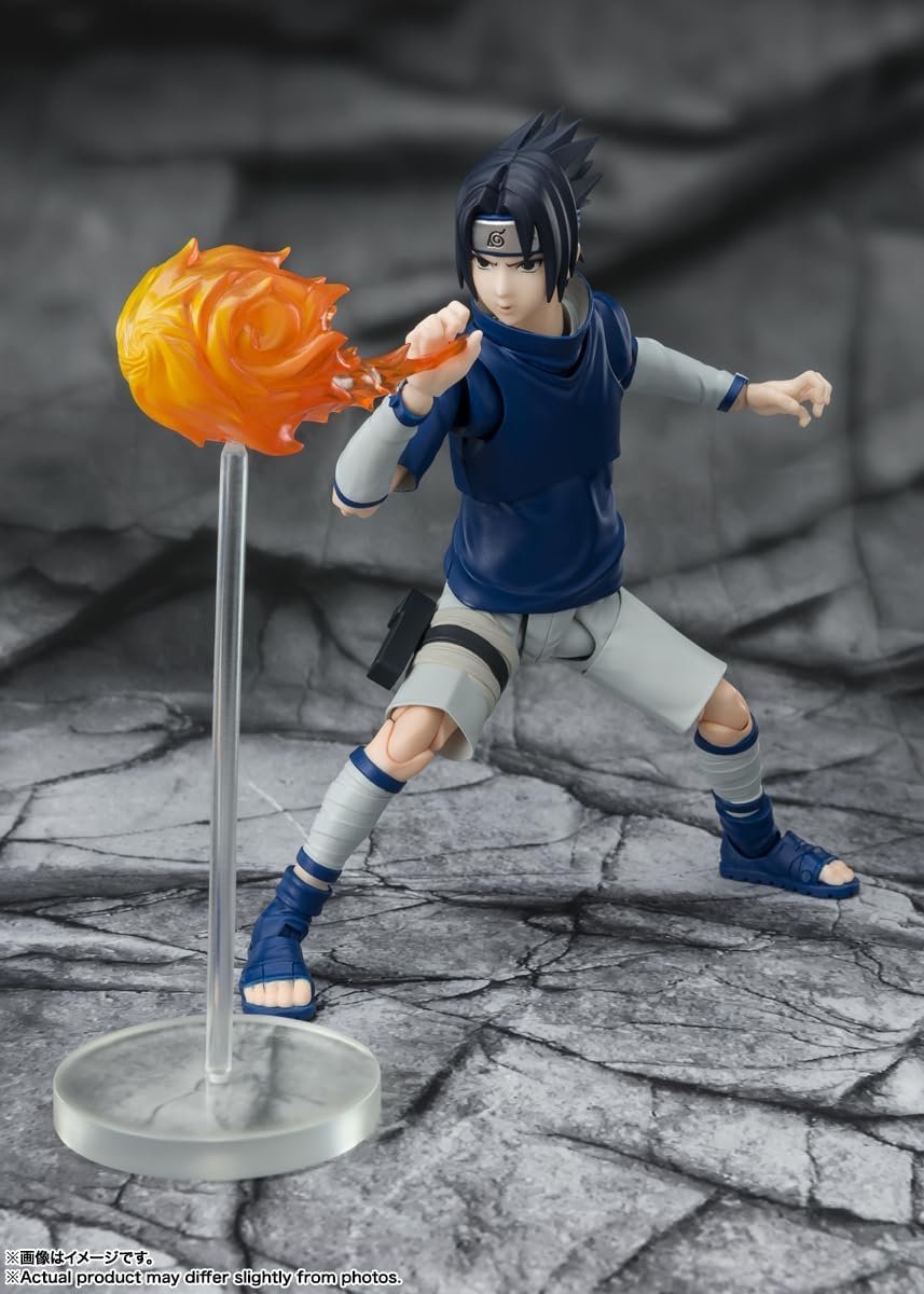 Tamashii Nations - Sasuke Uchiha -Ninja Prodigy of The Uchiha Clan Bloodline Naruto, Bandai Spirits S.H.Figuarts