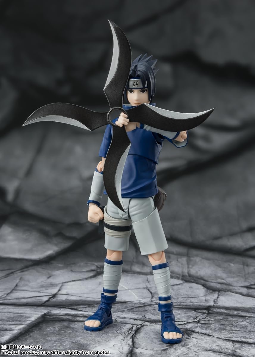 Tamashii Nations - Sasuke Uchiha -Ninja Prodigy of The Uchiha Clan Bloodline Naruto, Bandai Spirits S.H.Figuarts