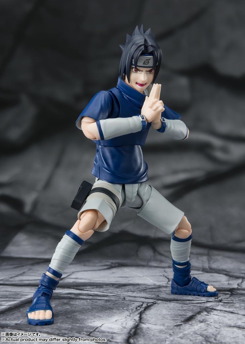 Tamashii Nations - Sasuke Uchiha -Ninja Prodigy of The Uchiha Clan Bloodline Naruto, Bandai Spirits S.H.Figuarts