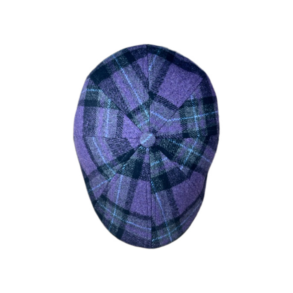 THE VIOLET ROSE PLAID PEAKY - PURPLE PLAID