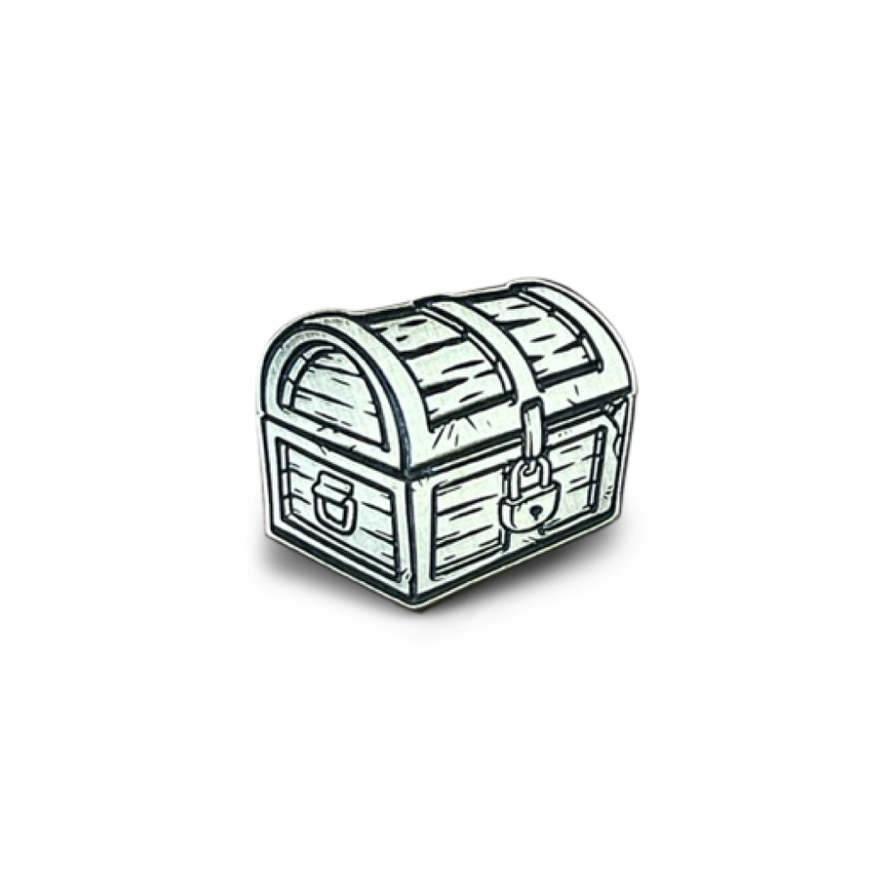 The Treasure Chest Cap Pin