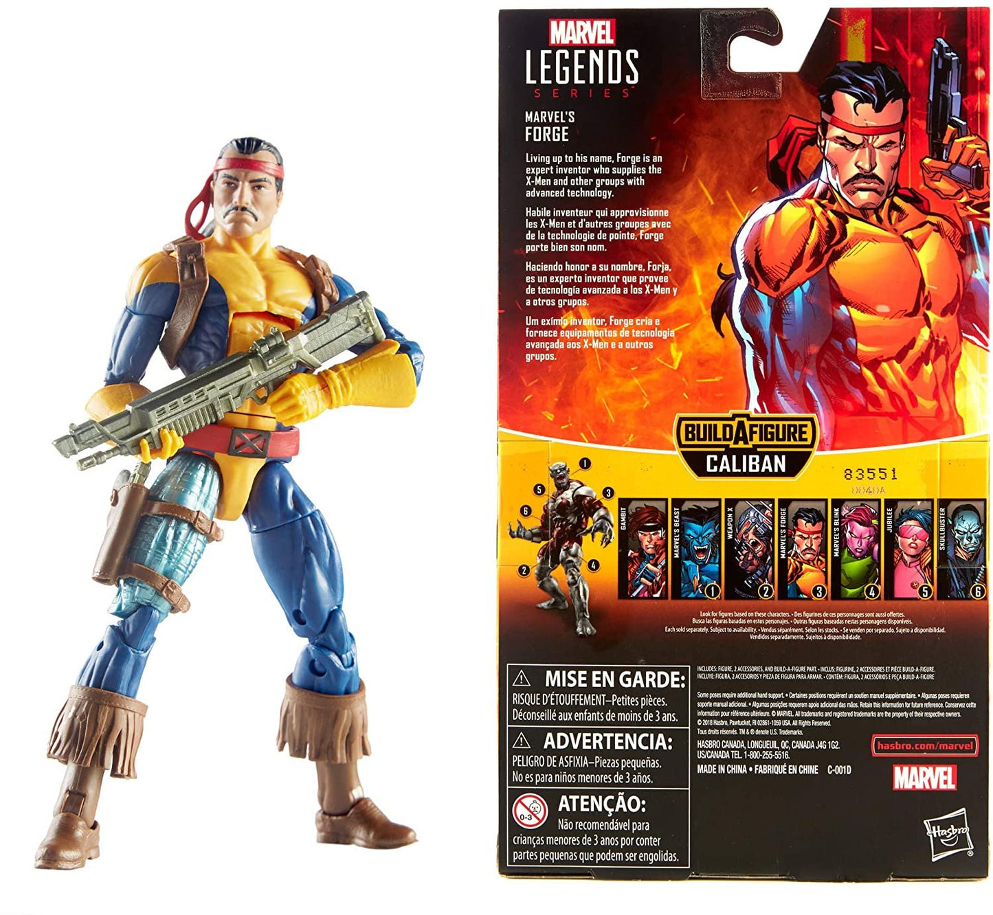 Marvel Legends Forge Caliban Wave-BAF Left Arm