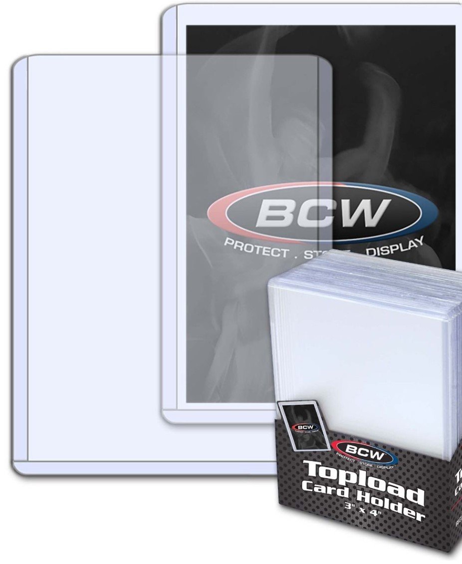 3x4 Topload Card Holder - Standard 25 CT./Pack