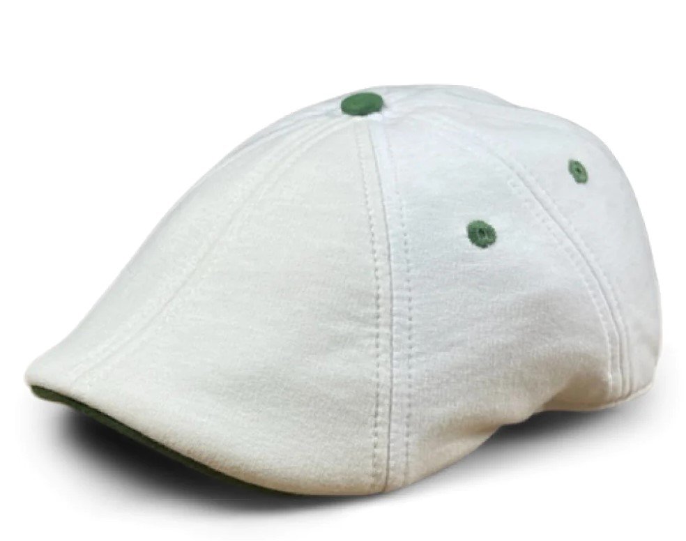 The 'Lucky' Boston Scally Cap - White