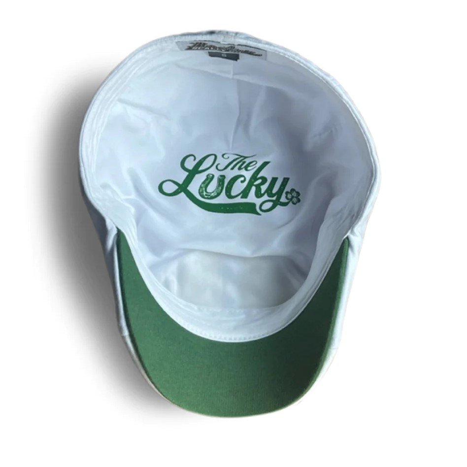 The 'Lucky' Boston Scally Cap - White