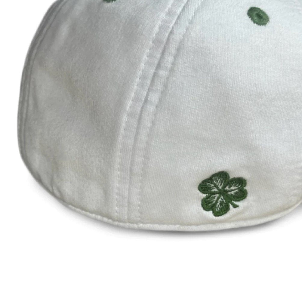 The 'Lucky' Boston Scally Cap - White