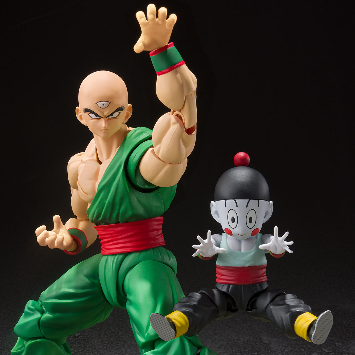 S.H.Figuarts Dragon Ball Z Tenshinhan AKA Tien Shinhan w/ Chaoz Figure Authentic