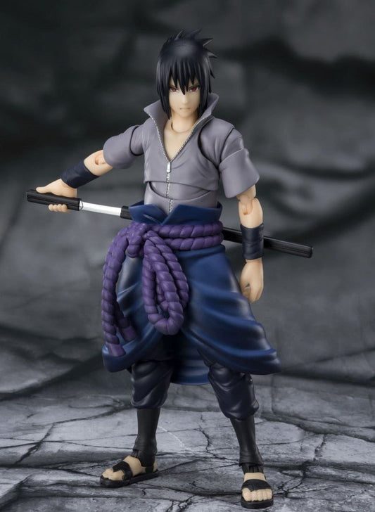 Tamashi Nations S.H FiguartsNaruto Shippuden Sasuke Uchiha (He Who Bears All Hatred)