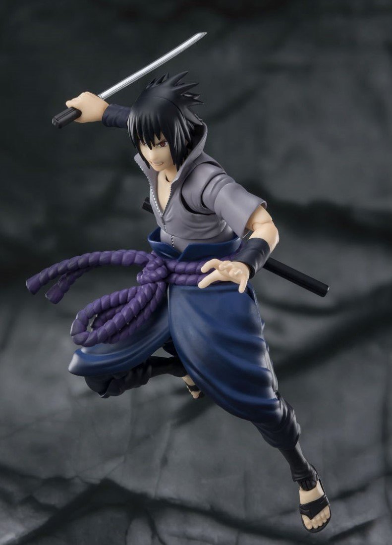 Tamashi Nations S.H FiguartsNaruto Shippuden Sasuke Uchiha (He Who Bears All Hatred)