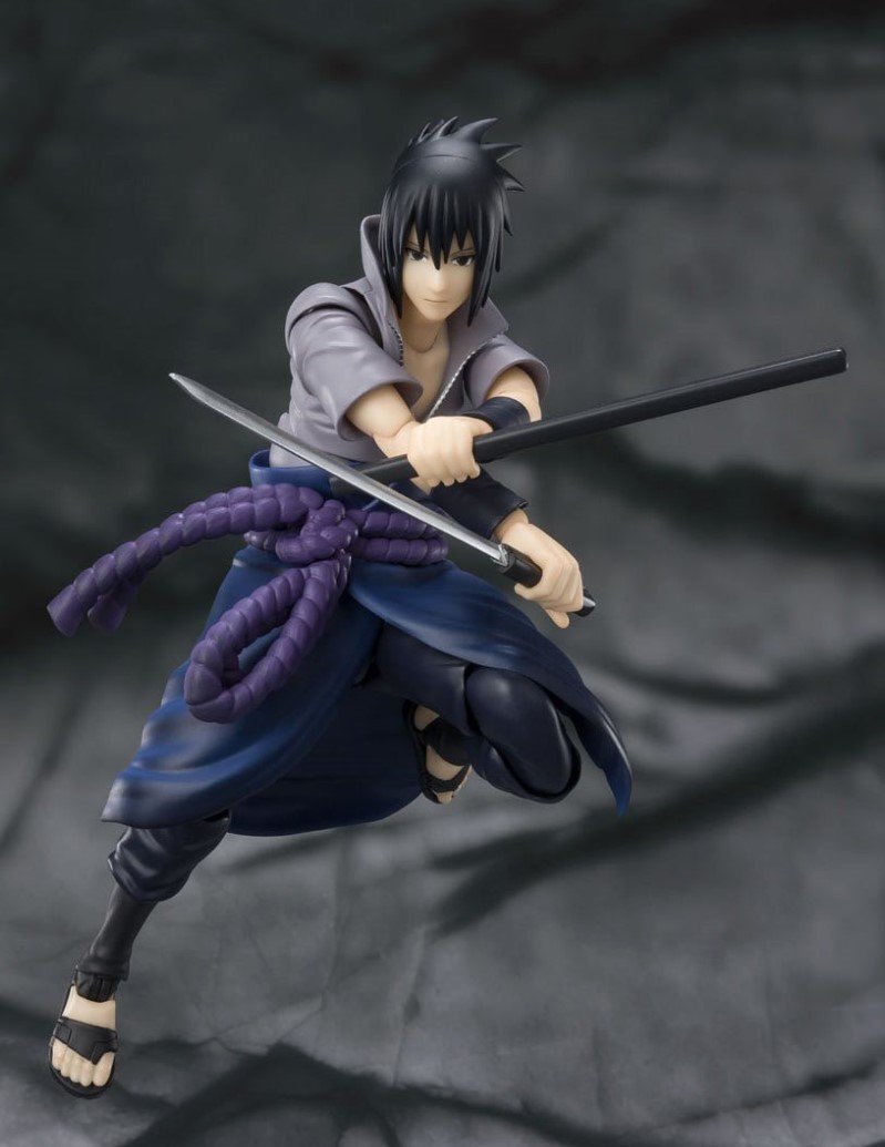 Tamashi Nations S.H FiguartsNaruto Shippuden Sasuke Uchiha (He Who Bears All Hatred)