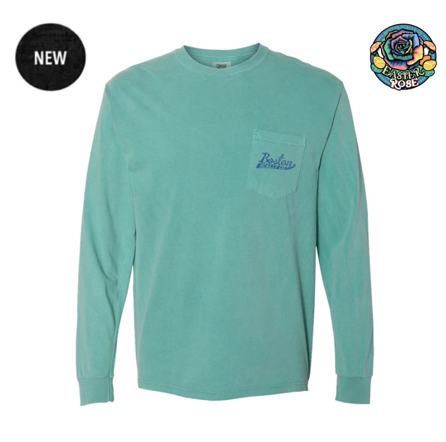 'EASTER ROSE' LONG SLEEVE POCKET TEE