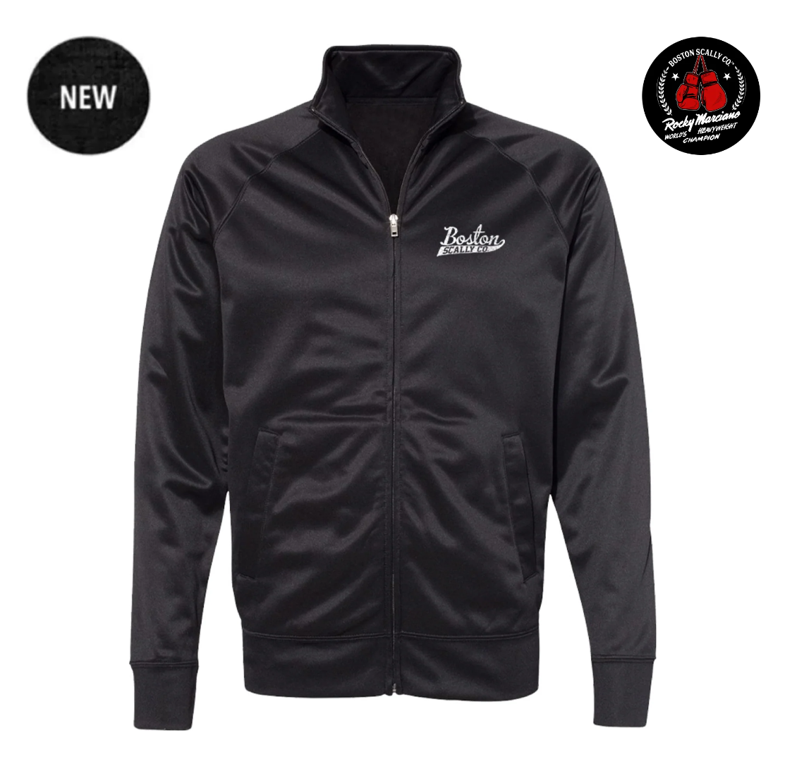 'Rocky Marciano' Track Jacket - Black