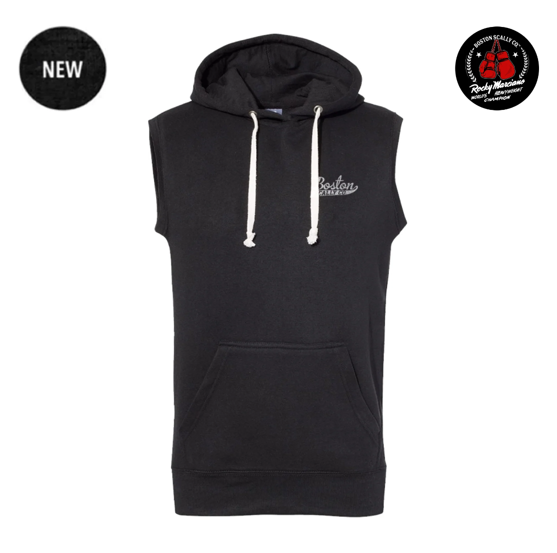 'Rocky Marciano' Sleeveless Hoodie