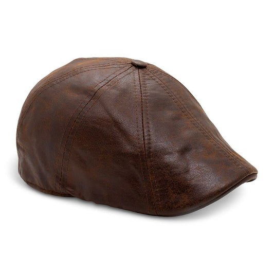 The Scrapyard Boston Scally Cap - Brown