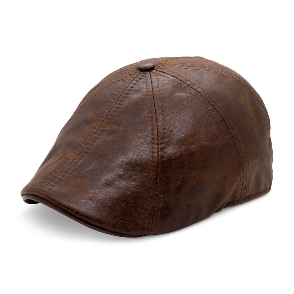 The Scrapyard Boston Scally Cap - Brown