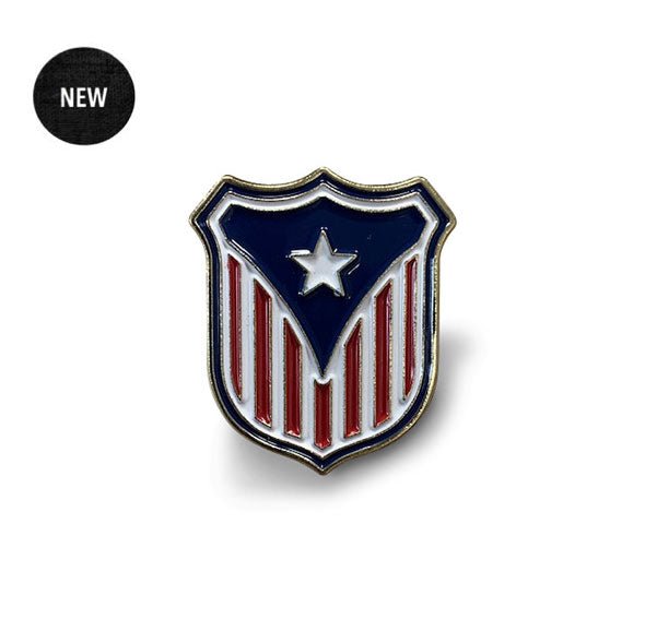 THE PATRIOTIC CREST CAP PIN