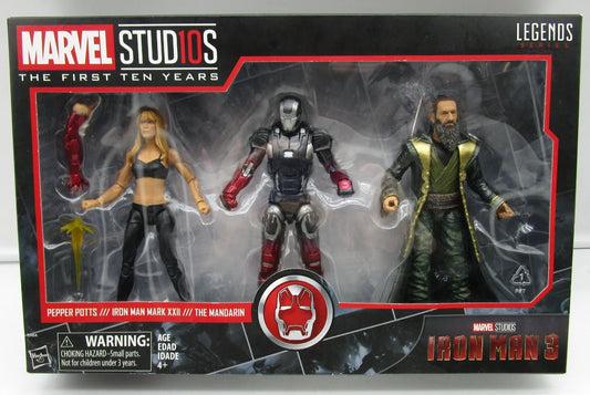 Marvel The First 10 Yrs Bundle Pepper Potts, IronMan Mark XXII, The Mandarin